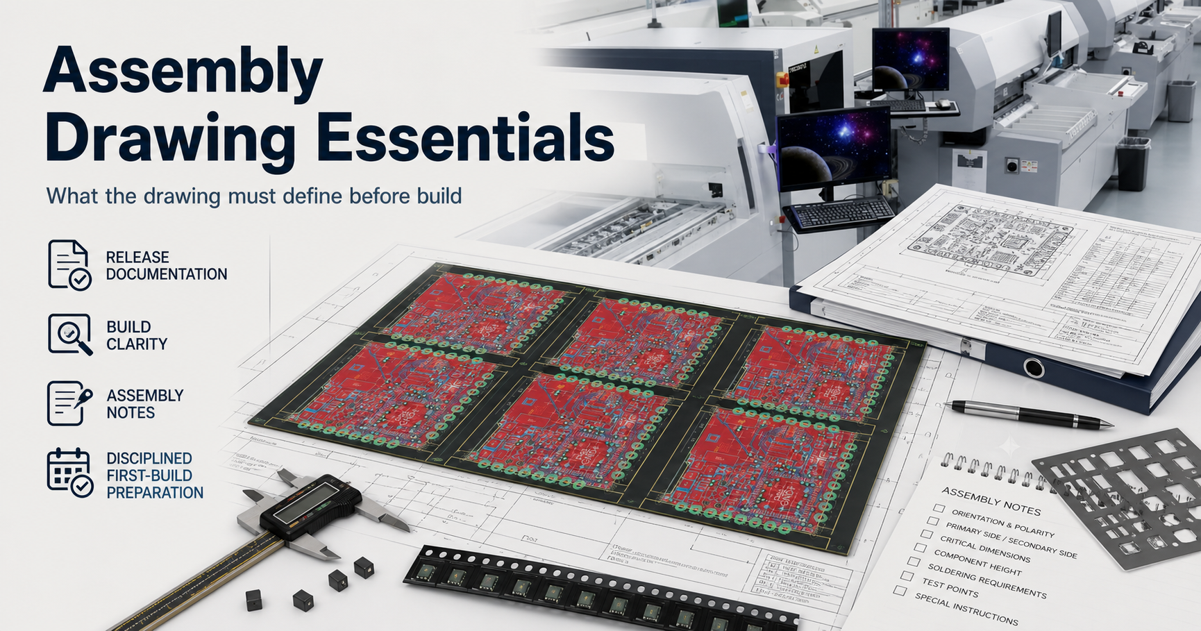 Assembly Drawing Essentials: What the Drawing Must Define Before PCBA Build