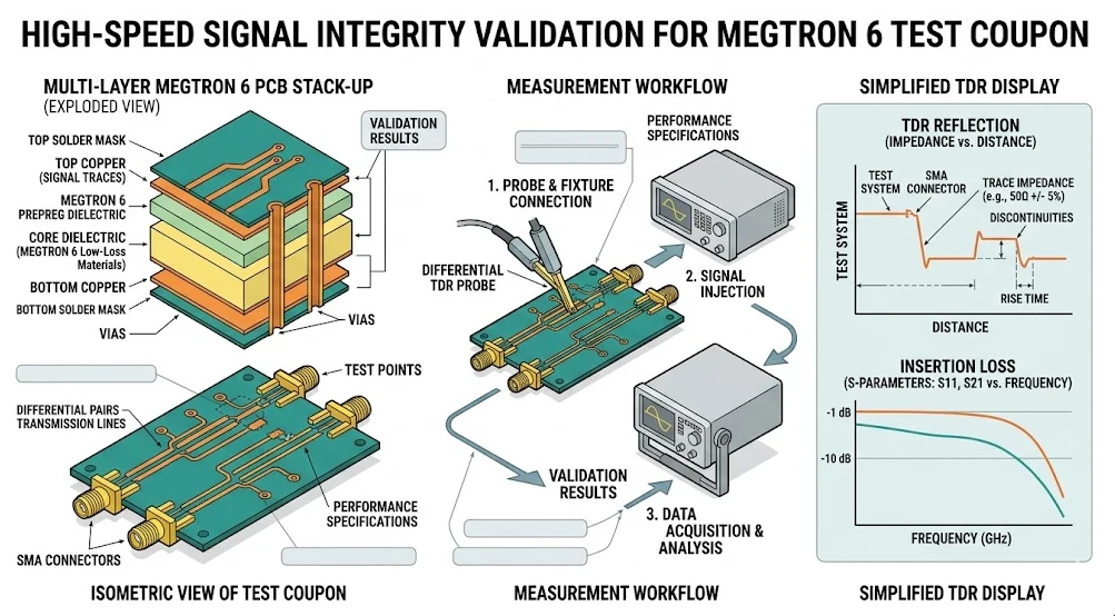 Megtron TDR validation workstation