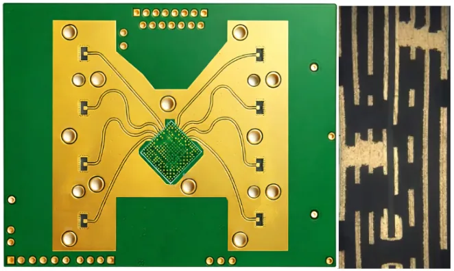 Rogers PCB cross-section and plated through-hole quality