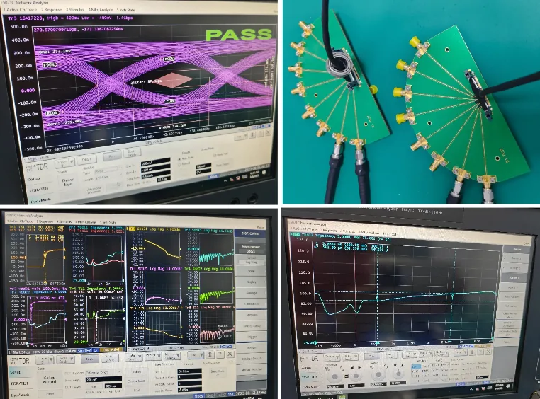 TDR validation on Rogers PCB impedance coupon