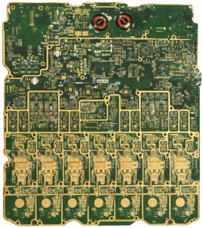 High layer count PCB manufacturing facility background